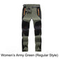 Winddichte, waterdichte, warme wandelbroek met elastische tailleband