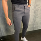 Casual stretch slim fit broek voor heren