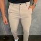 Casual stretch slim fit broek voor heren