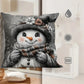 Decoratieve kerstkussenhoes 45x45cm