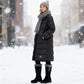 Warme, met pluche gevoerde halfhoge snowboots voor dames