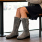 Warme, met pluche gevoerde halfhoge snowboots voor dames