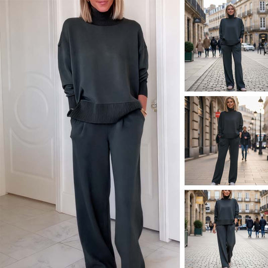 🛒 Dames coltrui gebreide loungewear – Ultrazacht, oversized pasvorm! Snelle verzending voor luie dagen