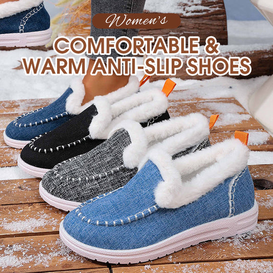 Comfortabele en warme antislipschoenen voor dames