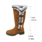 🔥49% KORTING - Dikke, pluche sneeuwlaarzen voor dames, halfhoog