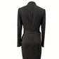 ✨Elegante nieuwe aanwinsten!💃Elegante V-hals slim-fit jurk voor dames