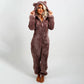 ✨🦊 Ultra-Soft Hooded Onesie voor Lounging – Pluche Stof, Speelontwerp & Comfortabele Pasvorm (Thuis Relaxen Must-Have!)