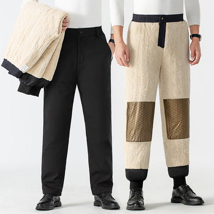 Comfortabele thermische broek voor heren met grafeen kniebeschermers