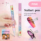 🎁Kerstcadeau🎄12-kleurige professionele nail art penset