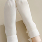 🧦 Dikke, warme effen kuitsokken voor dames