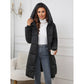 Warme en knusse, winddichte lange winterjas voor dames