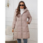 Warme en knusse, winddichte lange winterjas voor dames