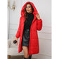 Warme en knusse, winddichte lange winterjas voor dames