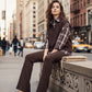 Elegante tweedelige lounge set voor dames met shirt en broek