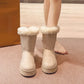 Damesplatformschoenen met strikdetail