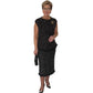 Elegante mouwloze blouse en rok voor dames, 2-delige set