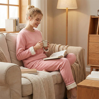 Warme en comfortabele winter set van 2 stuks