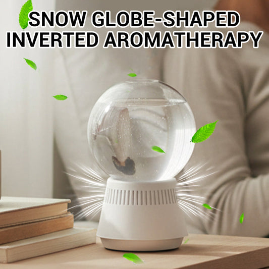 🌸Omgekeerde Sneeuwbol Aromatherapie Diffuser – Constante Geurafgifte + 360° Verspreiding: Elegant & Veelzijdig!