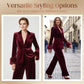 Elegante chique blazer en broek voor dames