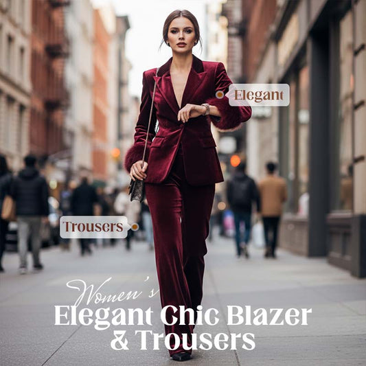 Elegante chique blazer en broek voor dames
