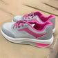 Casual ademende sneakers met dikke zool voor dames