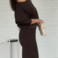 💕2026 Nieuw binnen: modieuze en elegante off-shoulder jurk