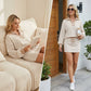 Gestreepte tweedelige minirok set voor dames