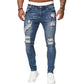 👖 60% KORTING! 🔥 Stijlvolle skinny jeans met een verwassen look voor heren – Slim fit, ademend katoen en stoere scheurdetails