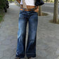 🎁2026 Nieuw binnen💥 Retro flare jeans voor dames met zakken