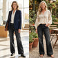 🎁2026 Nieuw binnen💥 Retro flare jeans voor dames met zakken