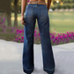 🎁2026 Nieuw binnen💥 Retro flare jeans voor dames met zakken