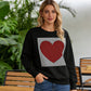 Unisex casual sweatshirt met ronde hals