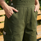 Dames Retro Cargo Overalls met Zakken