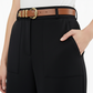 Hoge taille, wijde broek voor dames