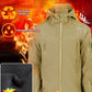 Outdoor verdikte thermische jas Bergbeklimmers softshell jas en broek tweedelige set