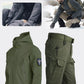 Outdoor verdikte thermische jas Bergbeklimmers softshell jas en broek tweedelige set