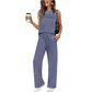 🎁2026 Nieuw binnen 50% KORTING💥Damesmouwloze top & broek met trekkoord set