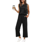 🎁2026 Nieuw binnen 50% KORTING💥Damesmouwloze top & broek met trekkoord set