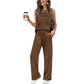 🎁2026 Nieuw binnen 50% KORTING💥Damesmouwloze top & broek met trekkoord set