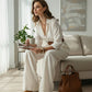 🏷️Tijdloze Dames Set met Blouse & Wijde Broek – Comfortabel en Verzorgd | 50% Korting