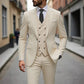 Heren Slim-Fit 3-delig Kostuum