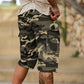 🩳 TIJDELIJKE AANBIEDING: 50% KORTING! 🪖 Camouflage-cargoshorts voor heren voor de zomer – slijtvast, met veel zakken, verstelbare taille ✨