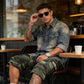 🩳 TIJDELIJKE AANBIEDING: 50% KORTING! 🪖 Camouflage-cargoshorts voor heren voor de zomer – slijtvast, met veel zakken, verstelbare taille ✨