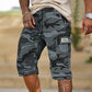 🩳 TIJDELIJKE AANBIEDING: 50% KORTING! 🪖 Camouflage-cargoshorts voor heren voor de zomer – slijtvast, met veel zakken, verstelbare taille ✨