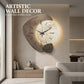 🕰️NU 50% KORTING! Wandklok in Scandinavische stijl – geruisloze quartz, warme led-achtergrondverlichting en een modern, artistiek ontwerp voor de woonkamer en slaapkamer 🏡✨