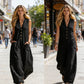 Mouwloze jumpsuit met V-hals en wijde pijpen voor dames
