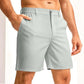 Heren-golfshort met 4-way stretch