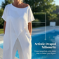 Asymmetrische off-shoulder top en broek voor dames