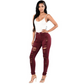 Skinny jeans met hoge taille en scheuren voor dames