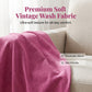 Oversized T-shirt voor dames in gewassen vintage-look